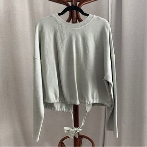 FABLETICS Long Sleeve Open Back Waffle Fitness Top